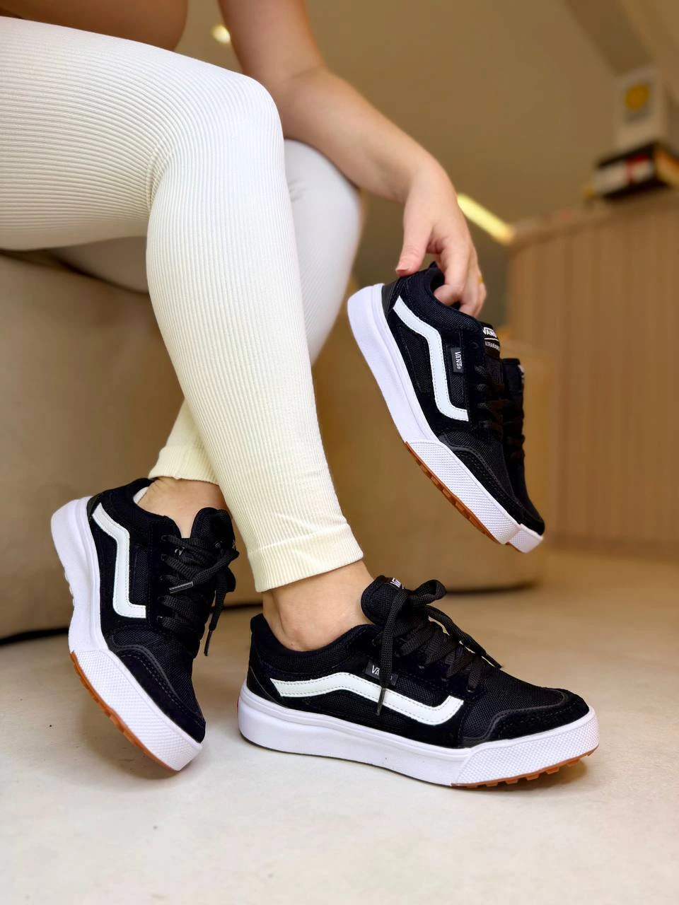 Tênis 3D Couro Black